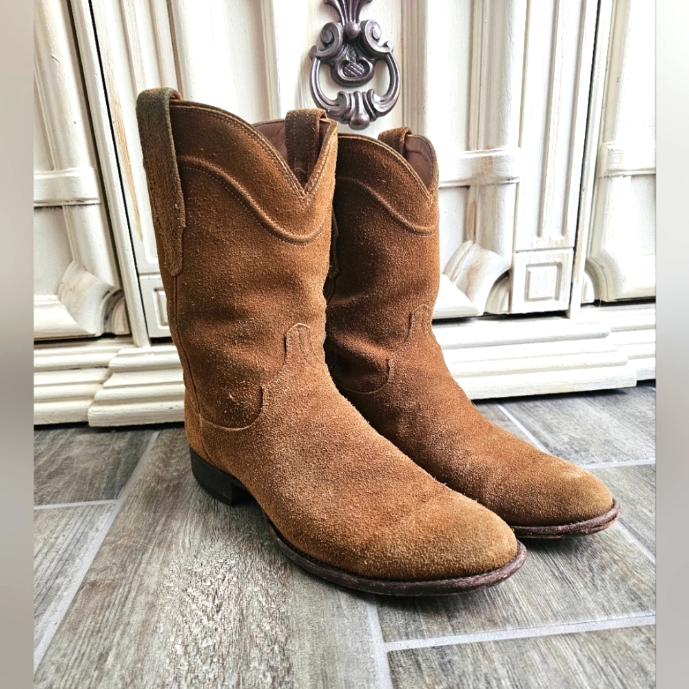 Men's Tecovas suede boots